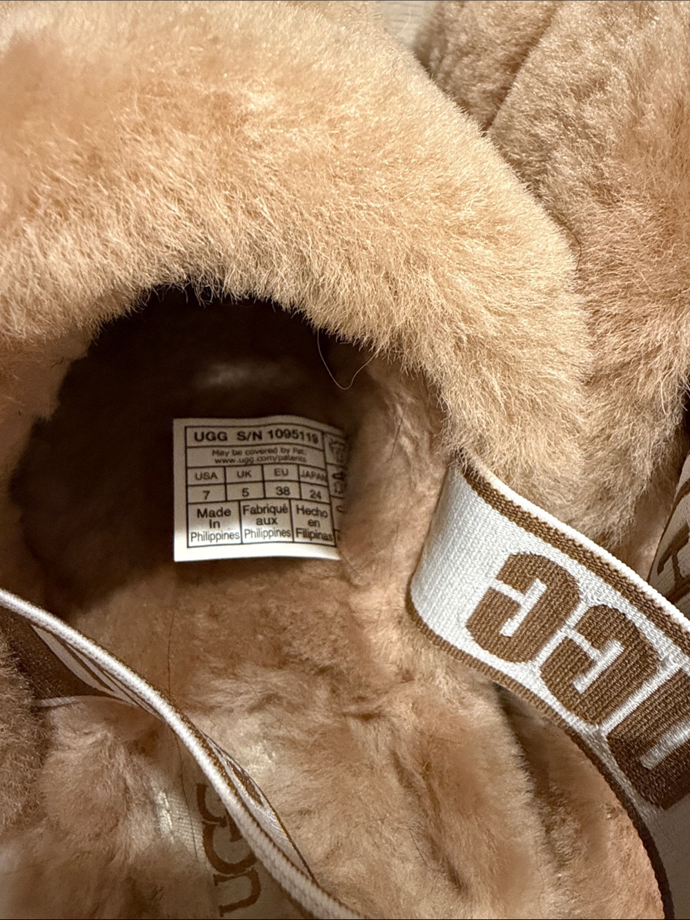 UGG Fluff Yeah Slide Chestnut Tan - Picture 4 of 6